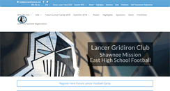 Desktop Screenshot of lancergridironclub.com
